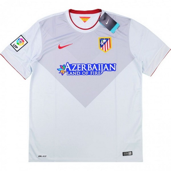 Camiseta Atletico Madrid Segunda equipación Retro 2014 2015 Gris